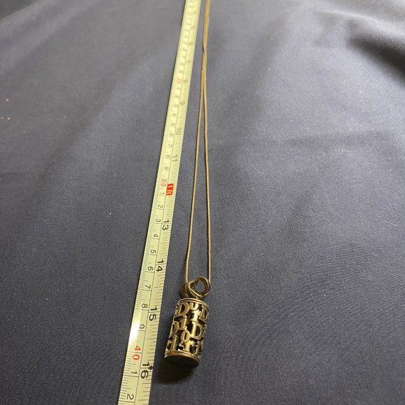 Dior Vintage Cutout Pendant and Snake Chain - Picture 3 of 8